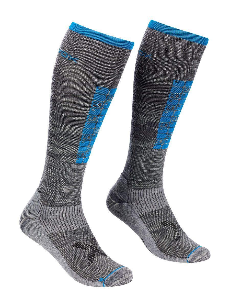 Ortovox Ski Compression Long Socks M, grey blend - Bild 1