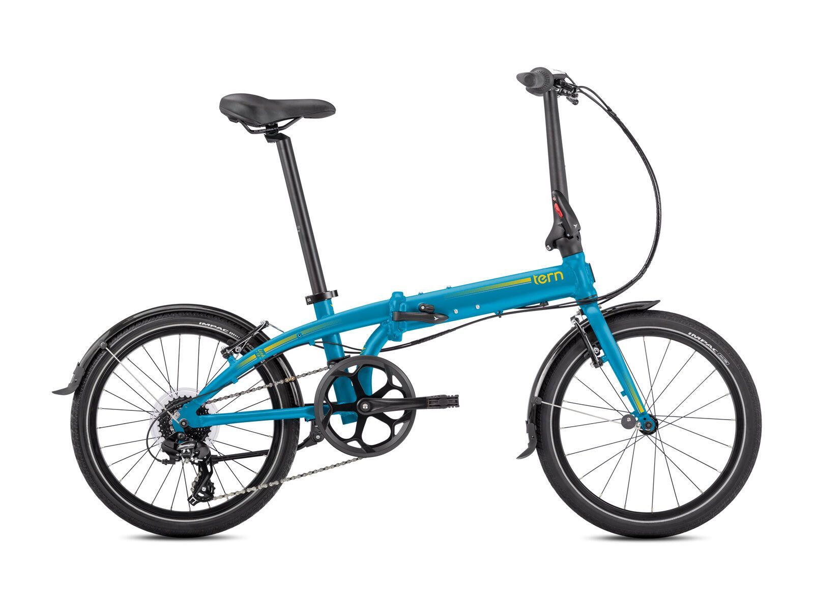 Tern Link C8 (ohne Beleuchtung), blue matt/mango - Bild 1