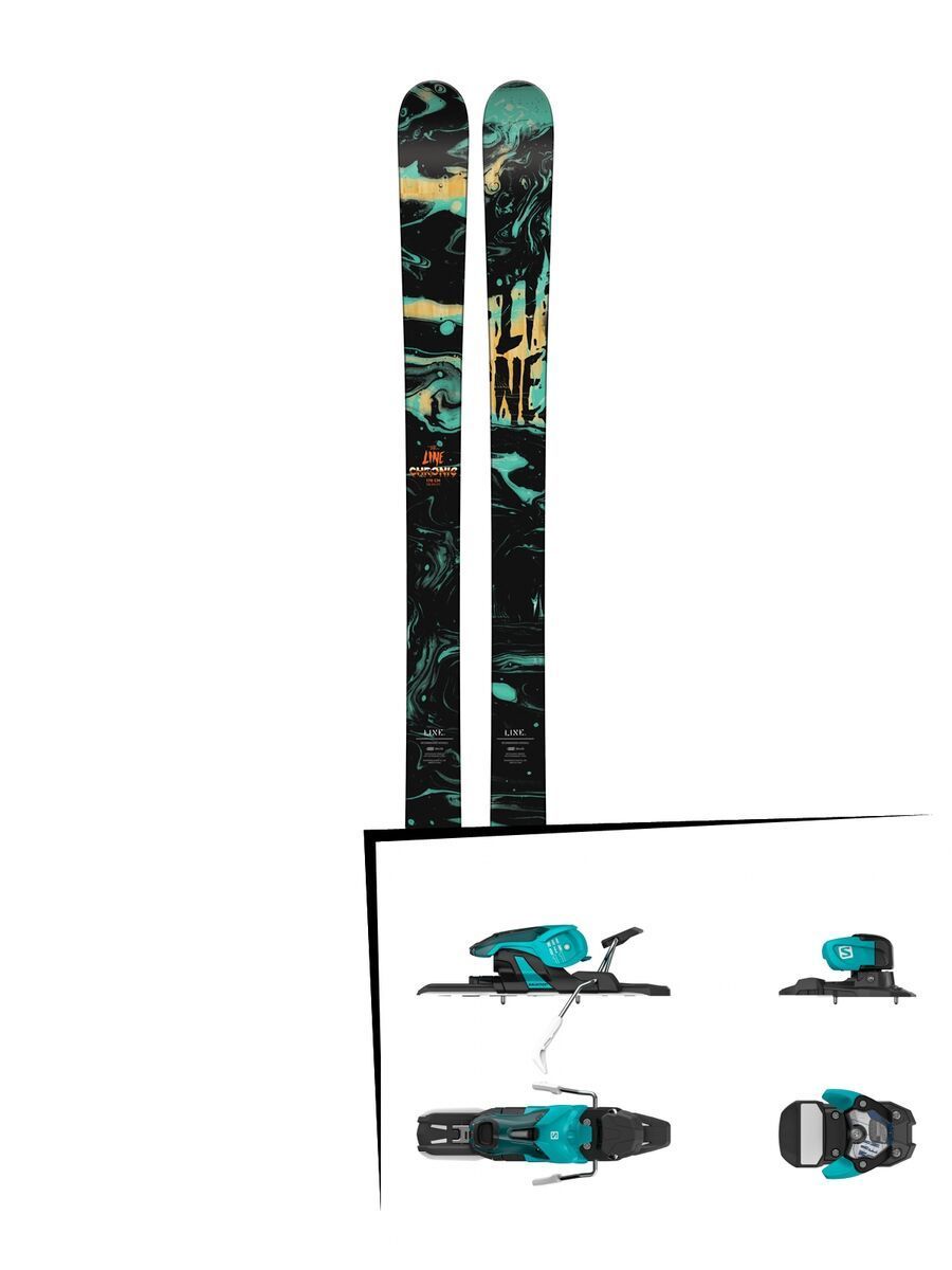 Set: Line Chronic 2018 + Salomon Warden 11 turquoise/black - Bild 1