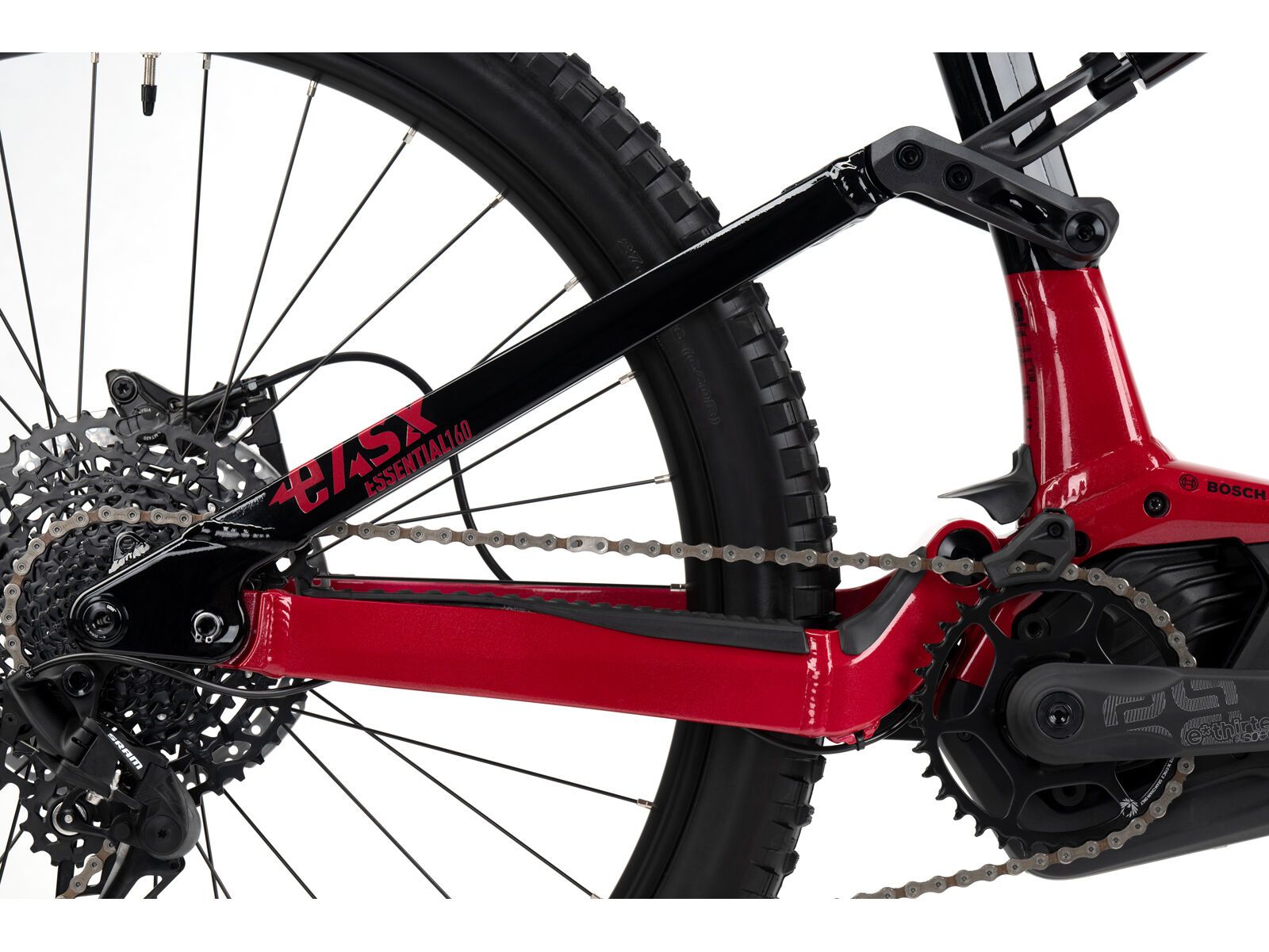 Ghost E-ASX 160 Essential AL, metallic rusted red/black - glossy/matt - Bild 13