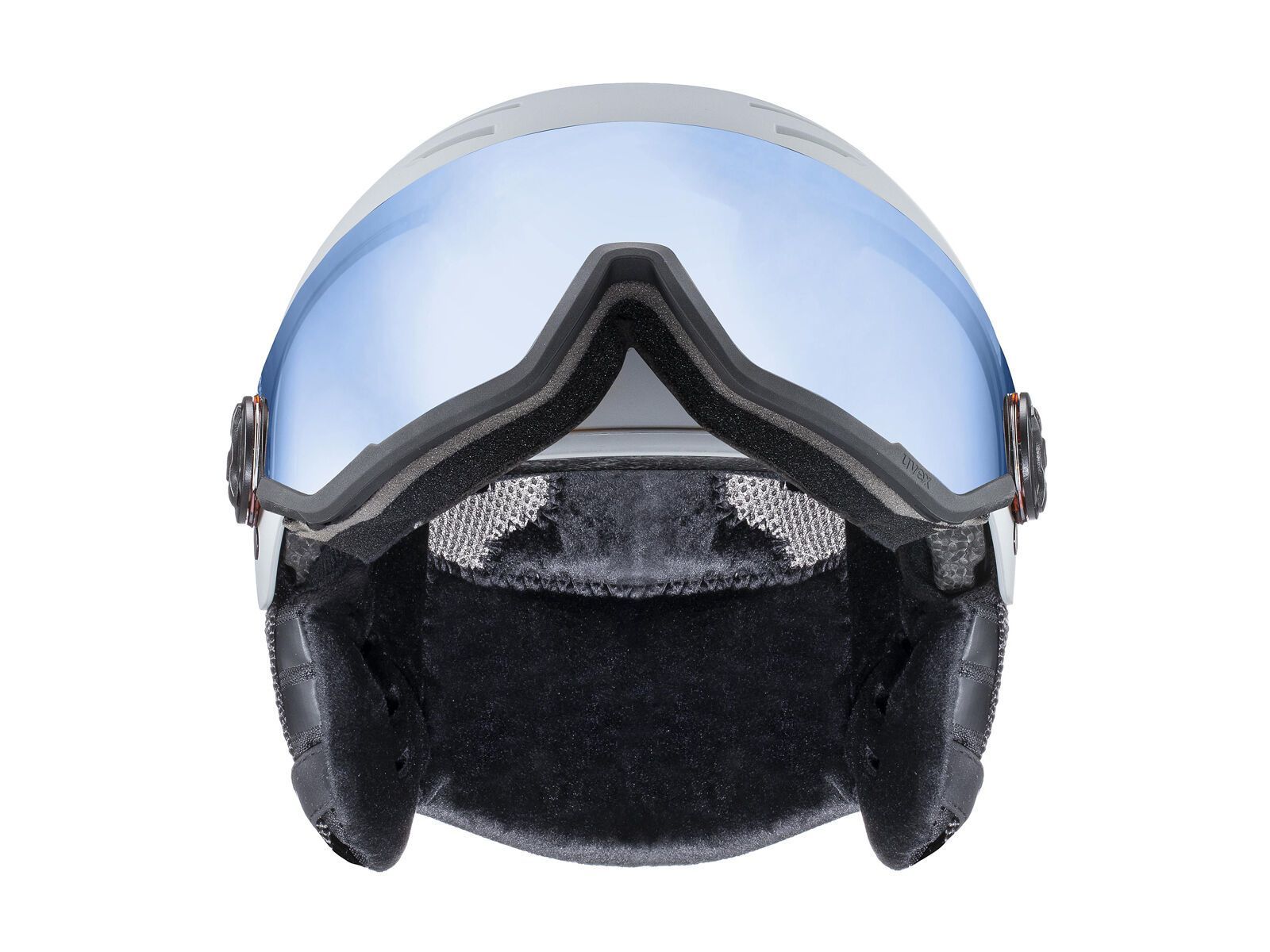 uvex wanted visor blue mirror, rhino mat - Bild 3