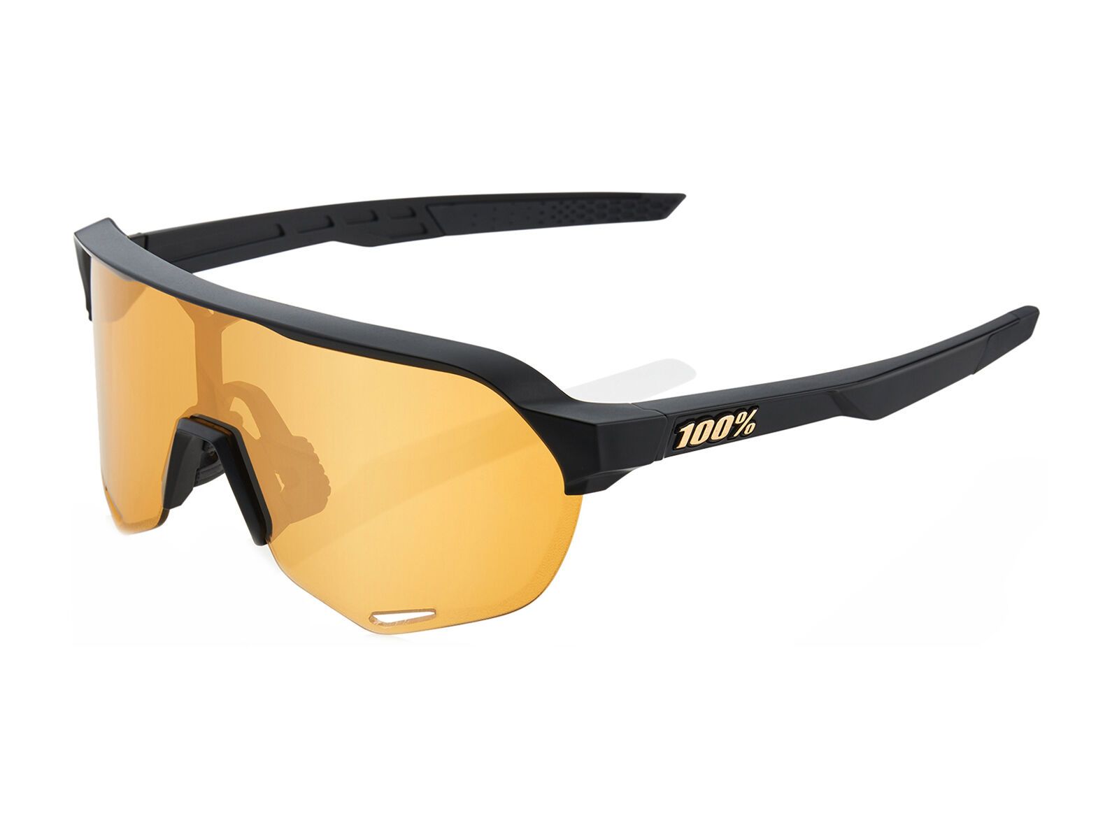 100% S2 Flash Gold Mir, matte black - Bild 1