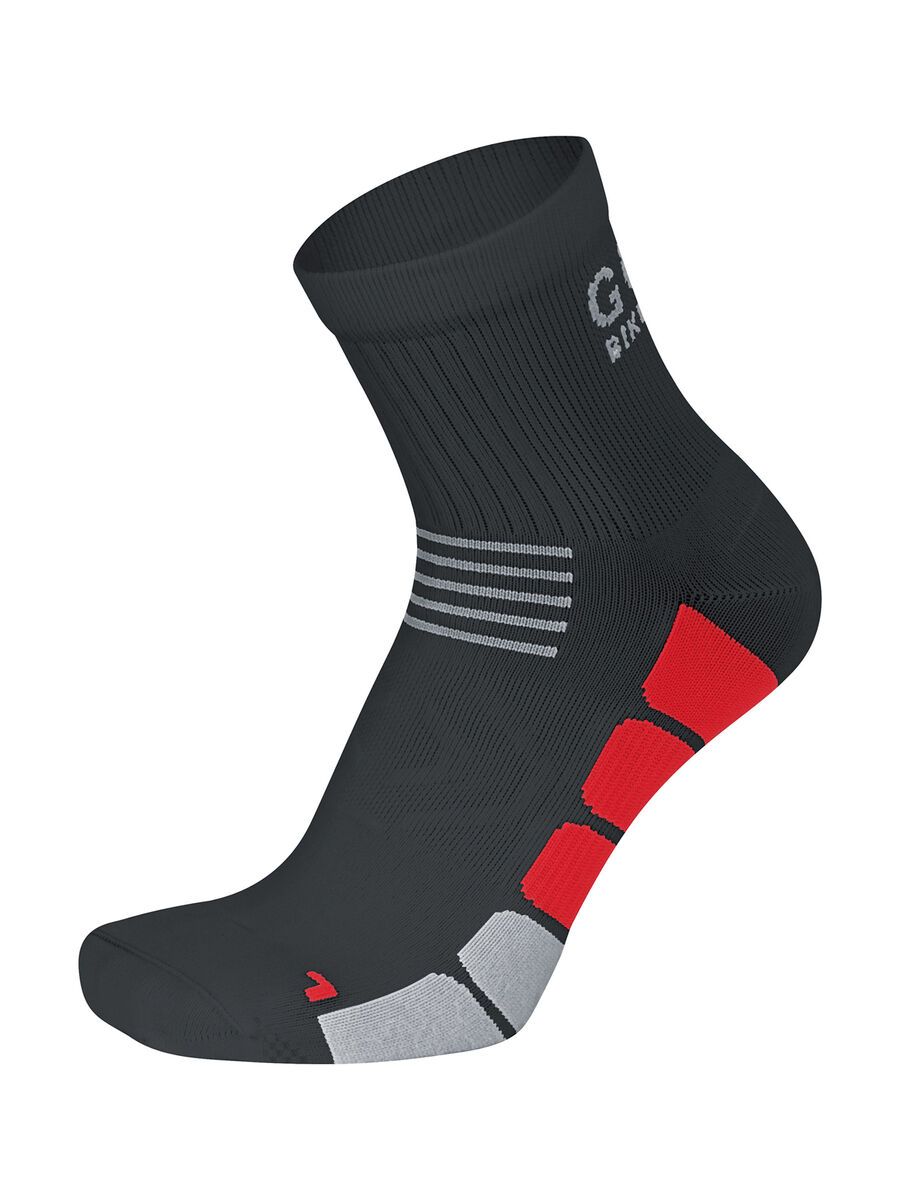 Gore Bike Wear Speed Socken mittellang, black/red - Bild 1