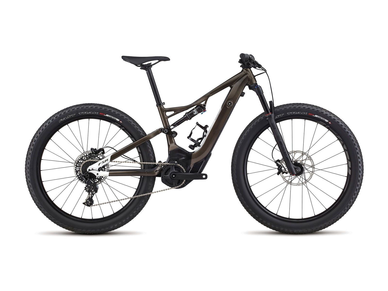 Specialized Woman's Turbo Levo FSR Short Travel 6Fattie, gloss rainbow black tint/metallic white silver - Bild 1