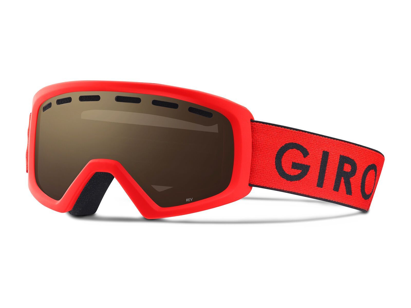 Giro Rev, red/black zoom /Lens: amber rose - Bild 1