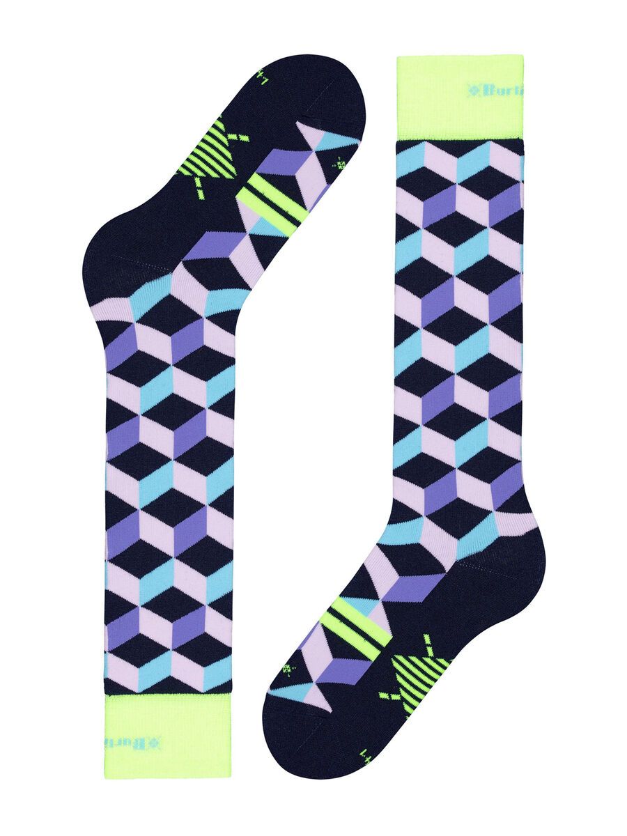 Falke Burlington Snow Fun Girl Kniestrümpfe, marine - Bild 3