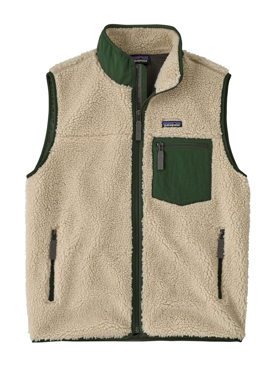 Patagonia Men's Classic Retro-X Vest, dark natural w/treeline green - Bild 1
