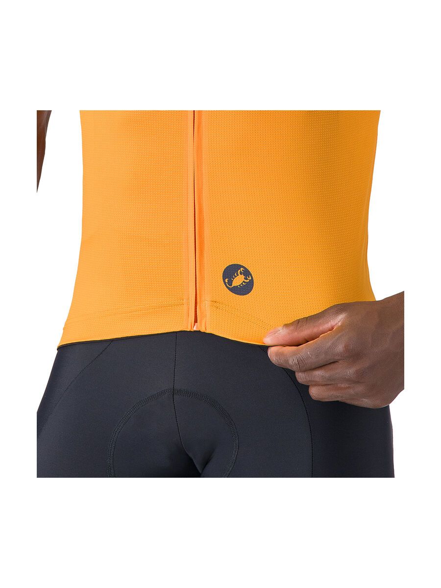 Castelli Entrata Apex Jersey, vivid orange/twilight blue - Bild 6