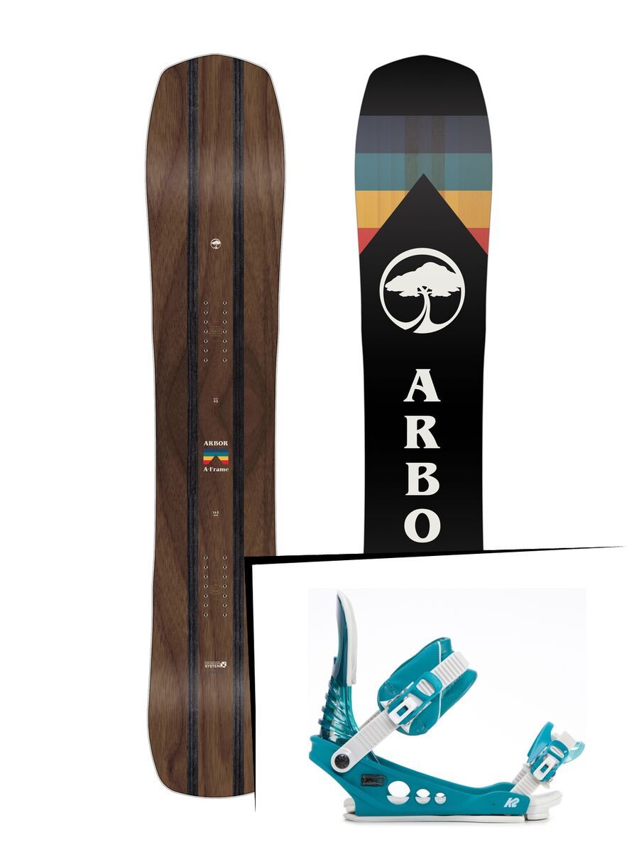Set: Arbor A-Frame 2019 + K2 Hue tropic - Bild 1