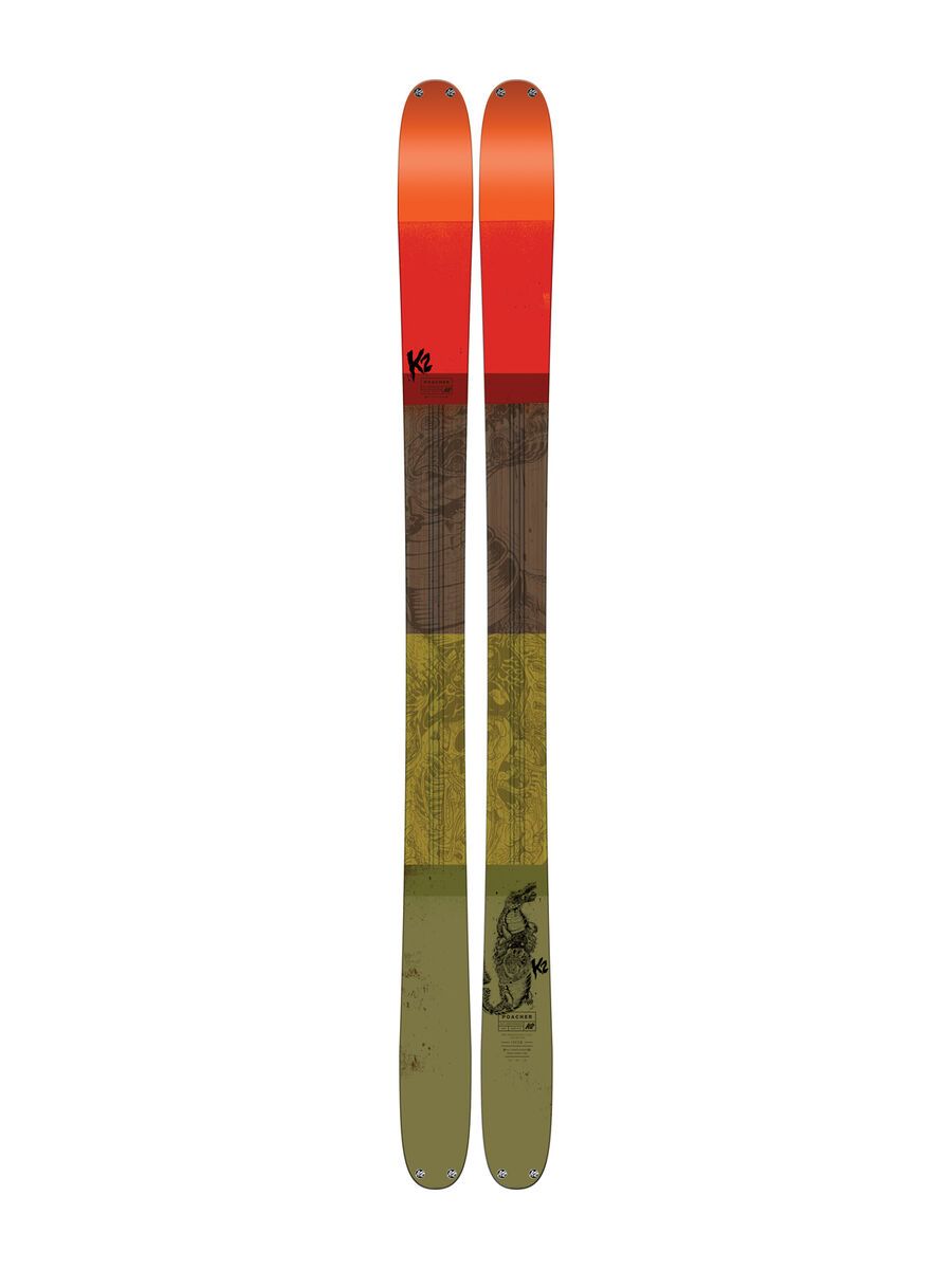 Set: K2 SKI Poacher 2017 + Marker Free Ten inkl. Screw-Kit (1685471) - Bild 2