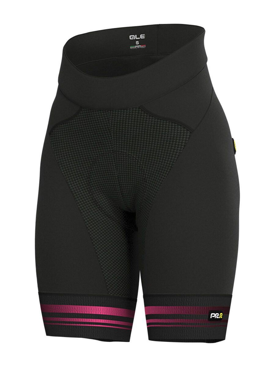 Ale Slide Lady Shorts, black fluo pink - Bild 1