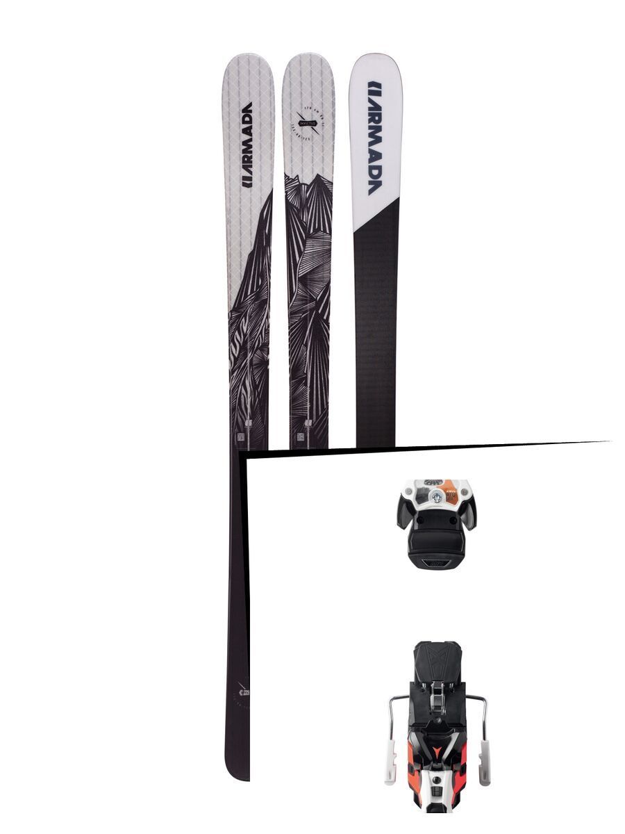 Set: Armada Invictus 99 Ti 2019 + Atomic Warden MNC 13 white/black/orange - Bild 1