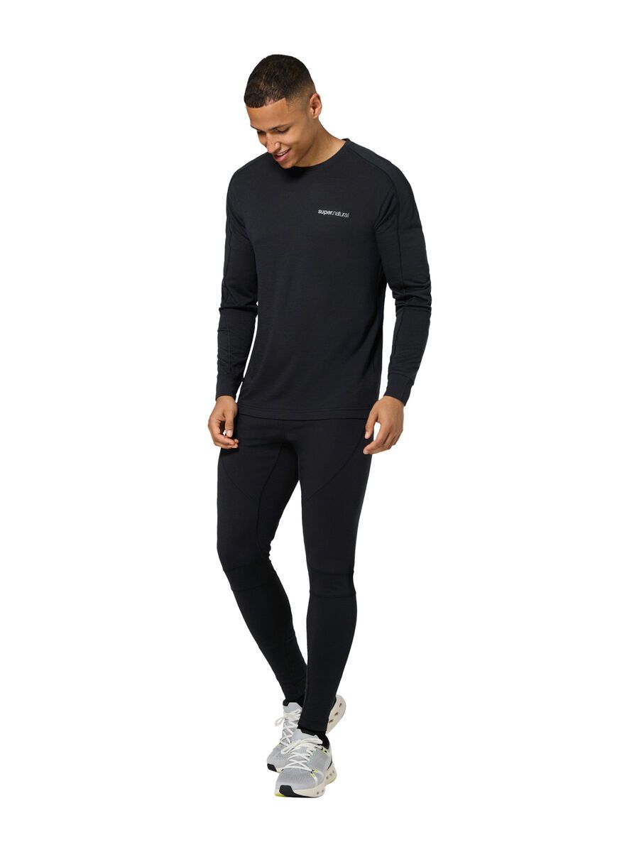 super.natural Alarm Running LS Herren, jet black/jet black - Bild 3