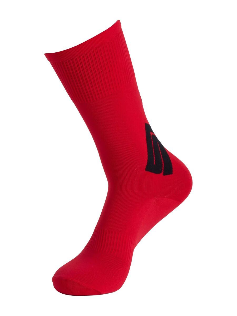 Supacaz SupaSox Twisted Sock, black/red - Bild 1