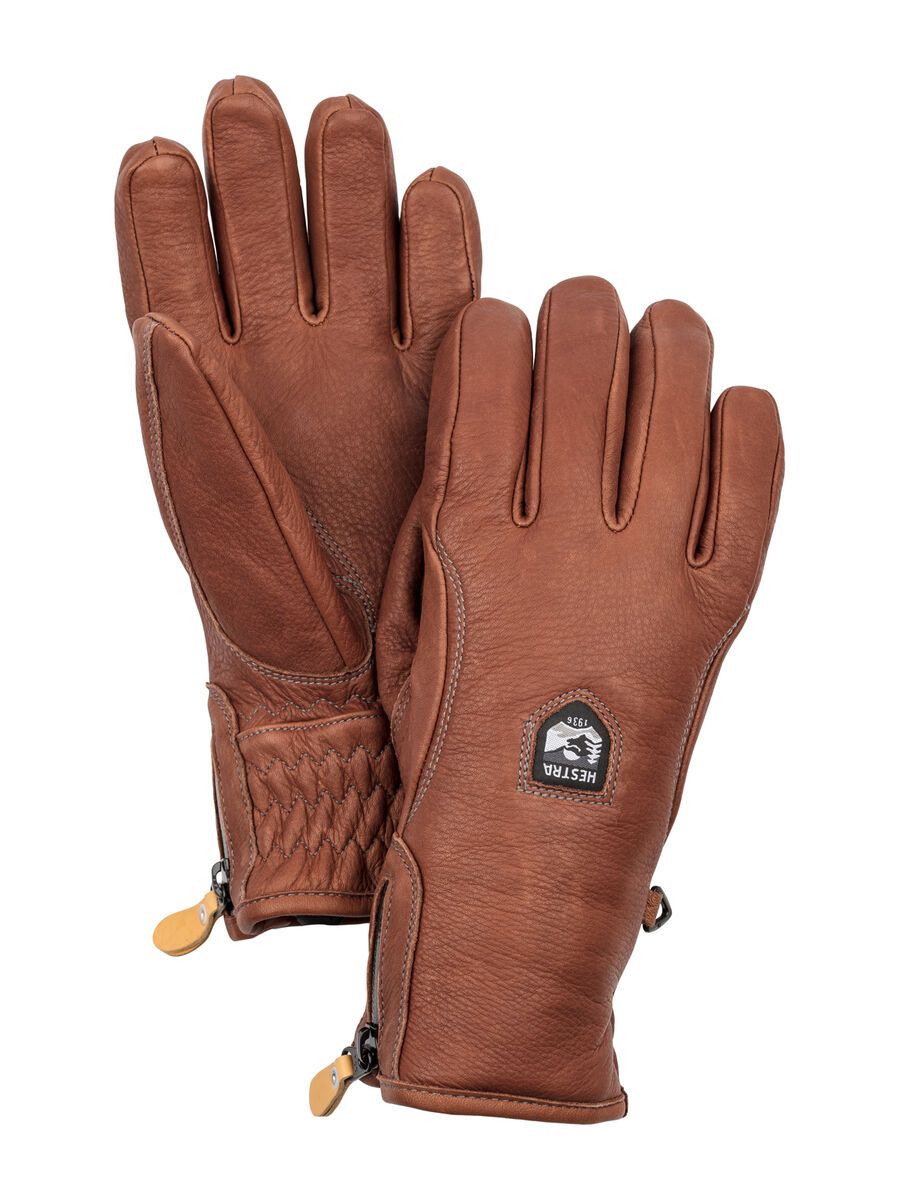Hestra Furano Swisswool/Leather 5 Finger, braun/braun - Bild 1