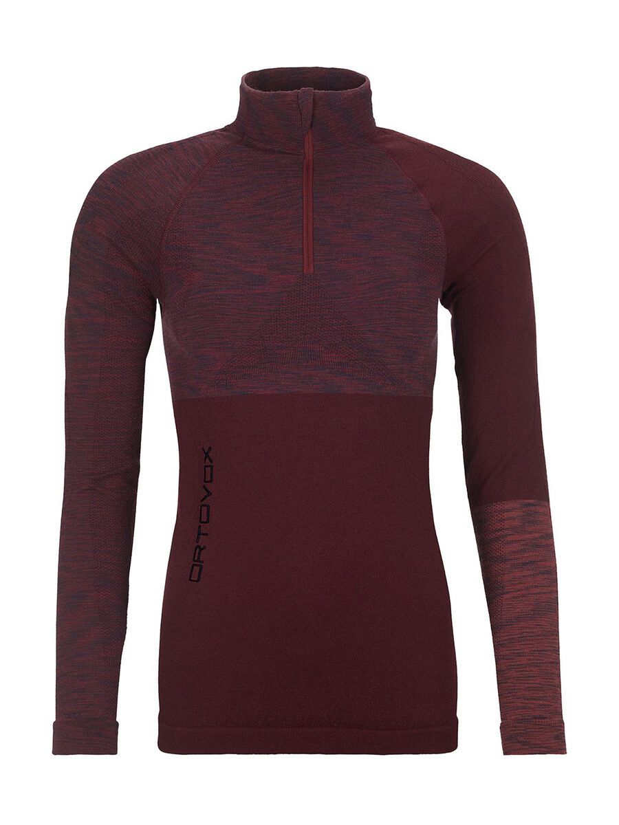 Ortovox 230 Merino Competition Zip Neck W, dark wine blend - Bild 1