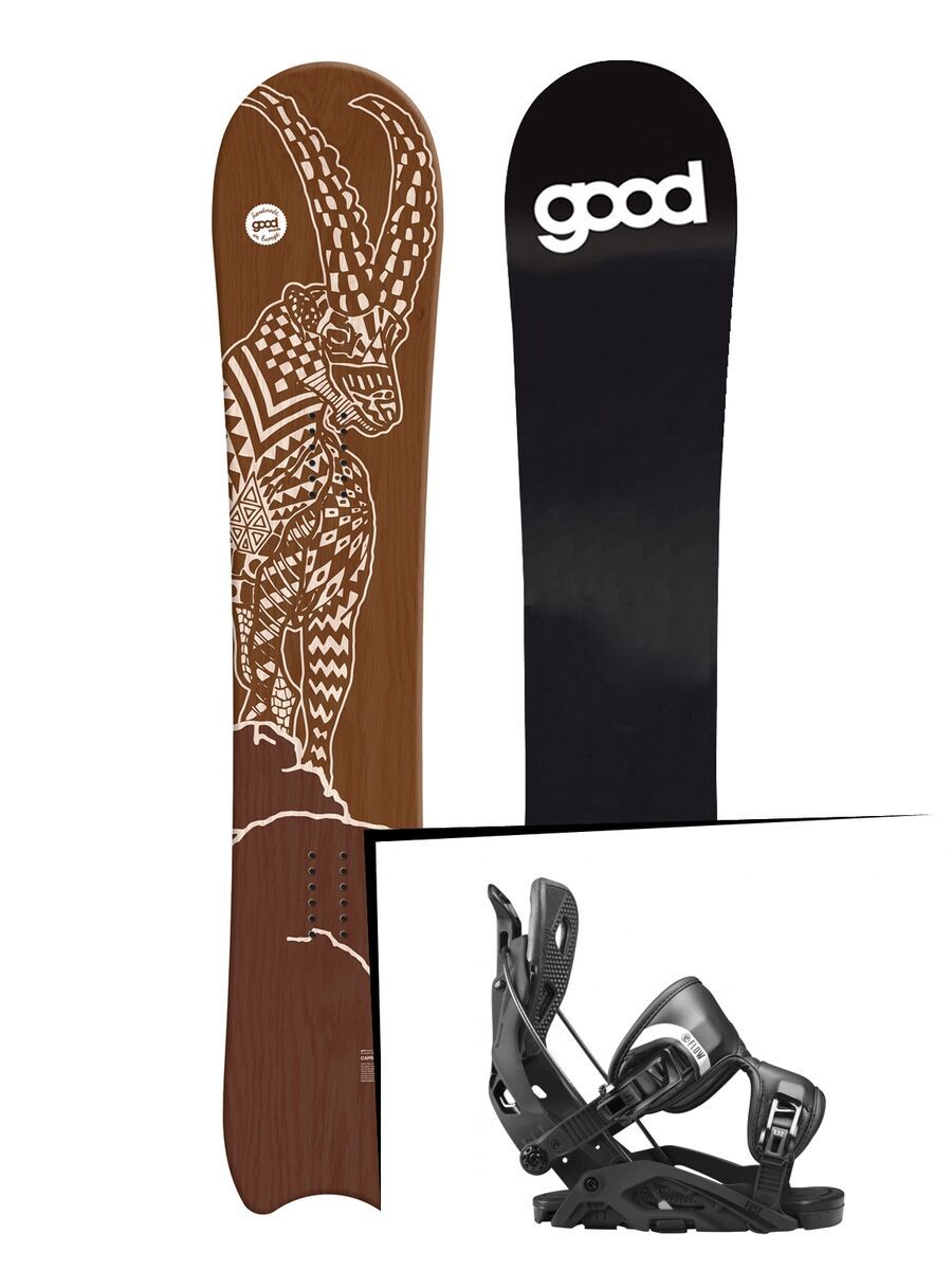 Set: goodboards Capra 2017 + Flow Fuse (1718351S) - Bild 1