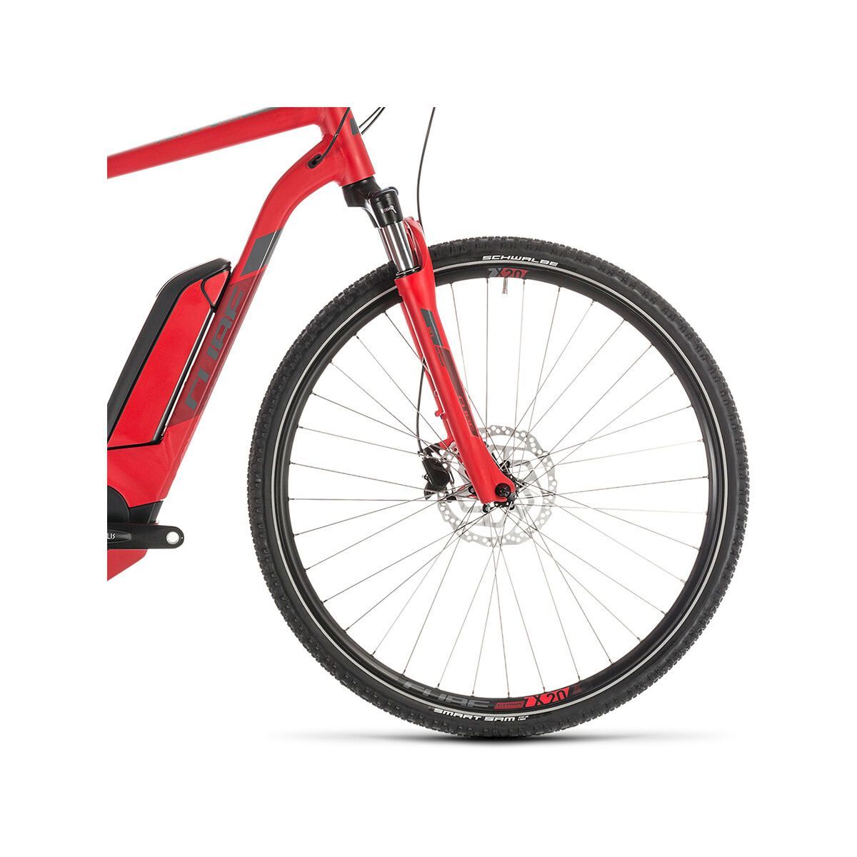 Cube Cross Hybrid Pro 500, red´n´grey - Bild 2
