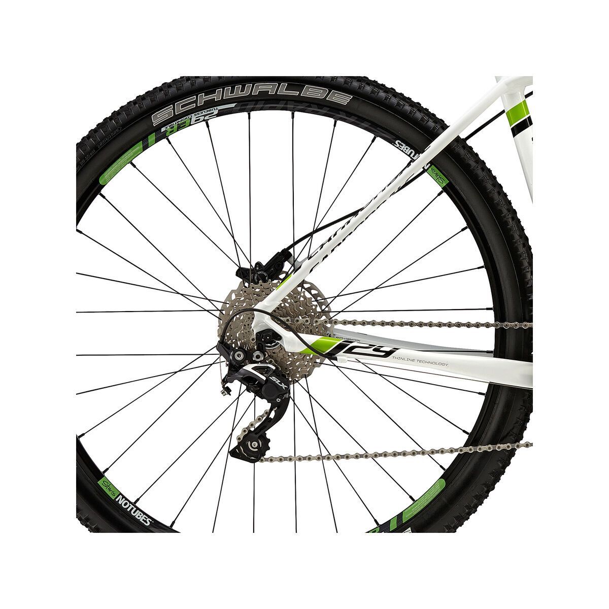 Cannondale F29 5, magnesium white with berzerker green, jet black, gloss - Bild 4