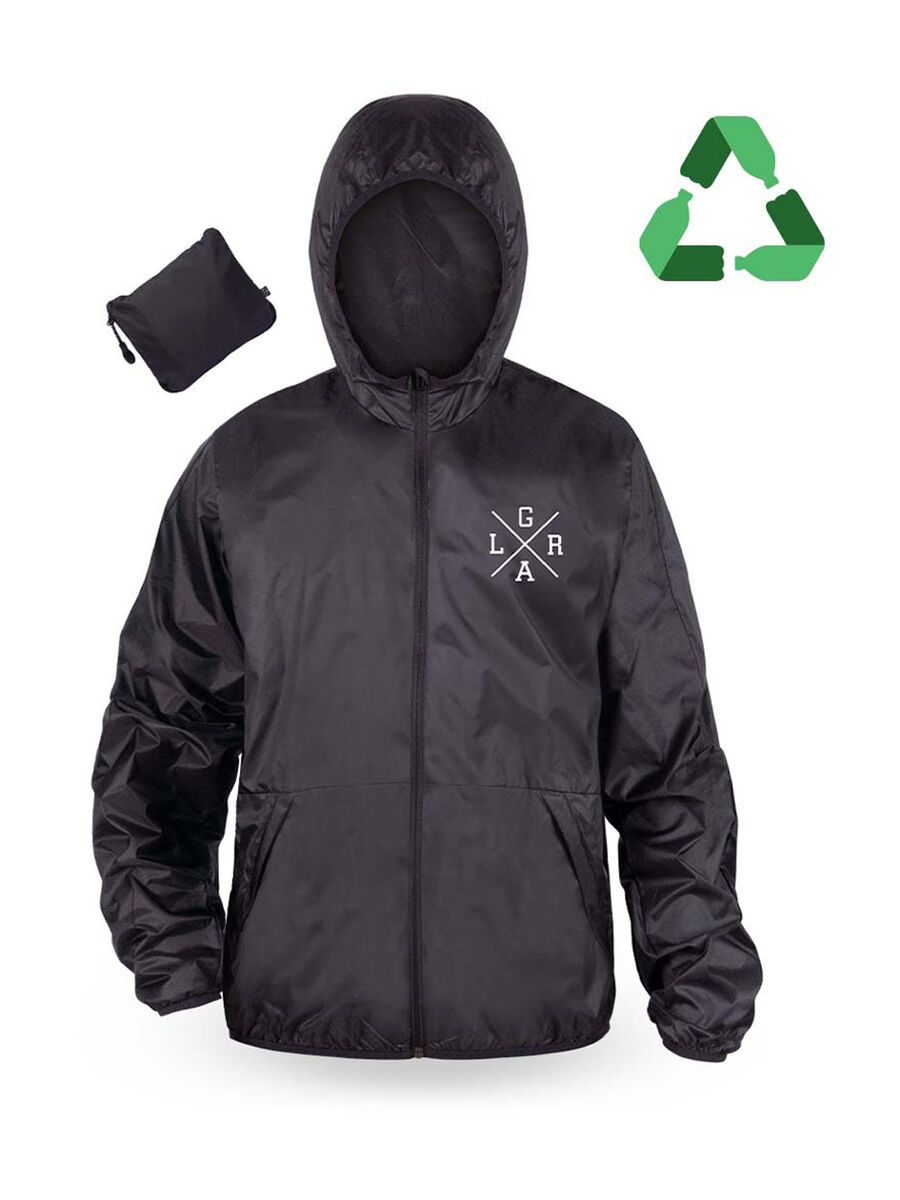 Loose Riders Water Resistant Wind Breaker, black - Bild 2