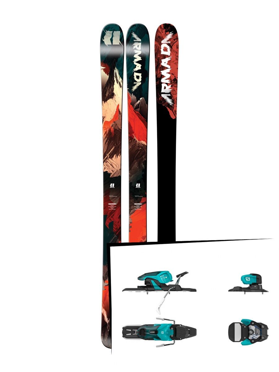 Set: Armada Invictus 99 TI 2017 + Salomon Warden 11 (1706226) - Bild 1