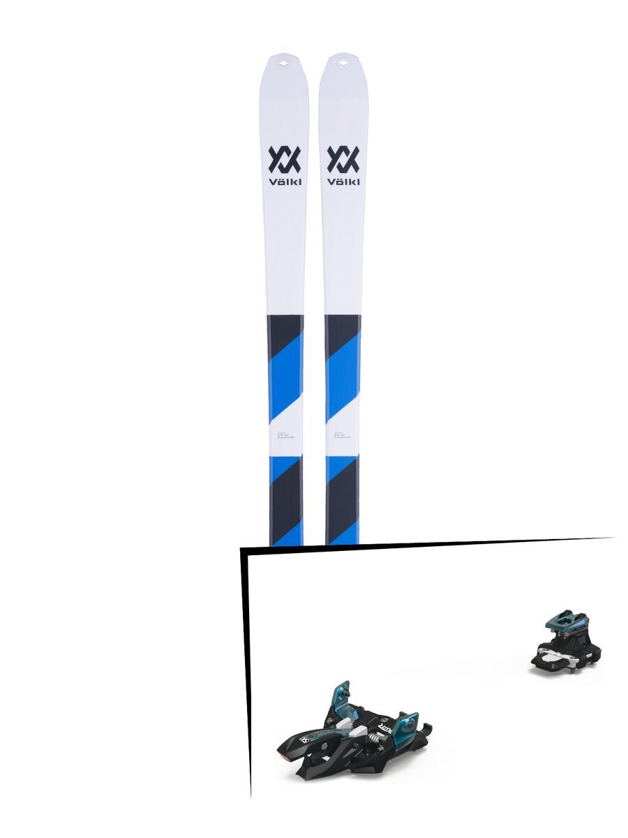 Set: Völkl VTA 80 + Skin 2018 + Marker Alpinist 9 black/turquoise - Bild 1