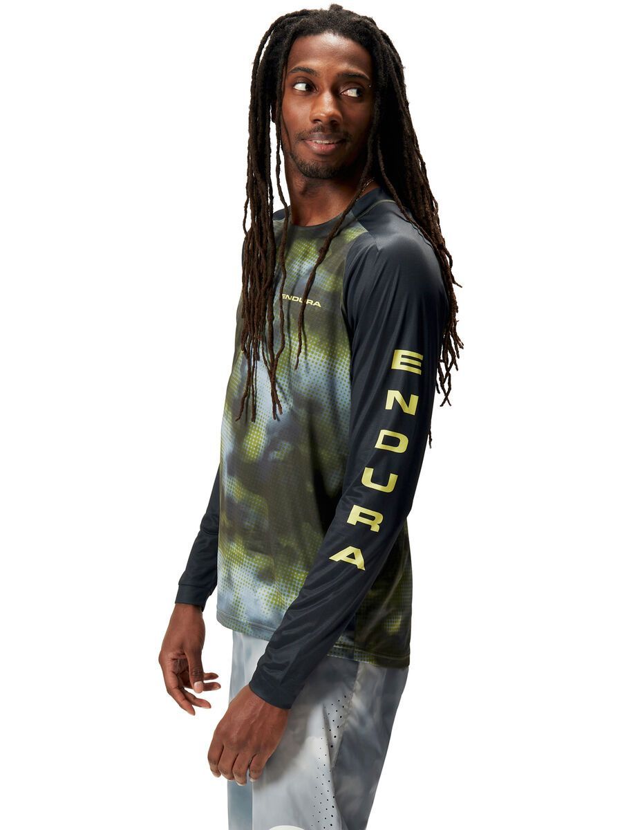 Endura Pixel Cloud T-Shirt LTD (Langarm), schwarz - Bild 4