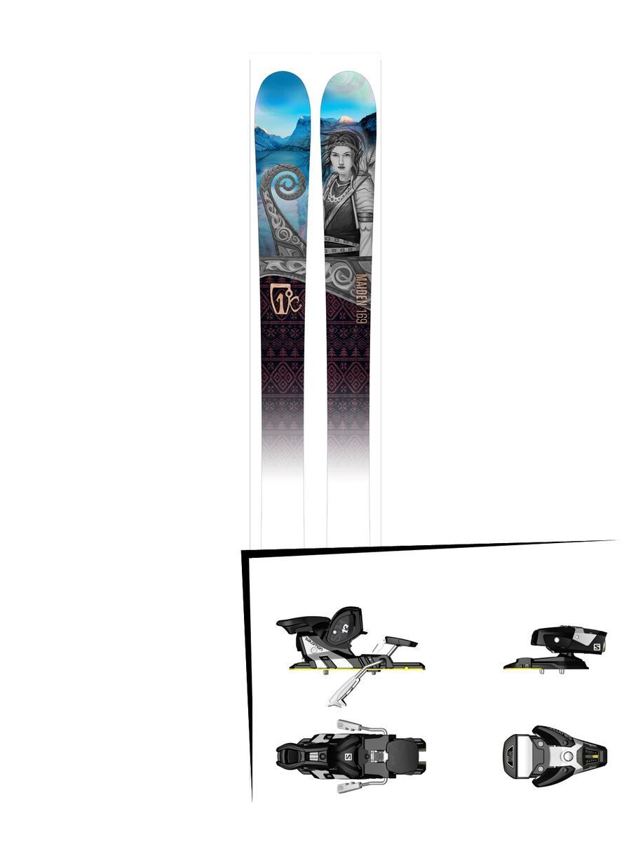 Set: Icelantic Maiden 2016 + Salomon STH2 WTR 13 (1456104) - Bild 1