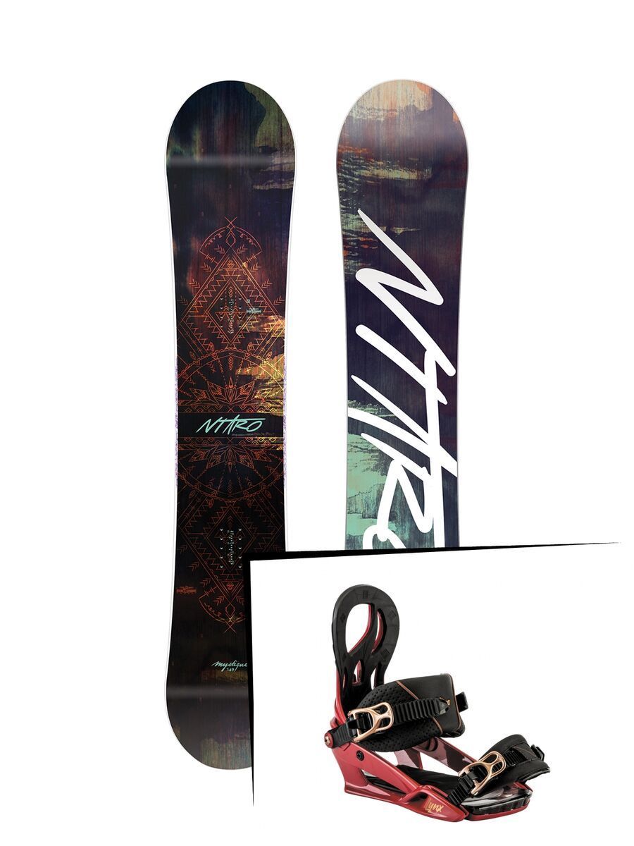 Set: Nitro Mystique 2019 + Nitro Lynx royal red - Bild 1