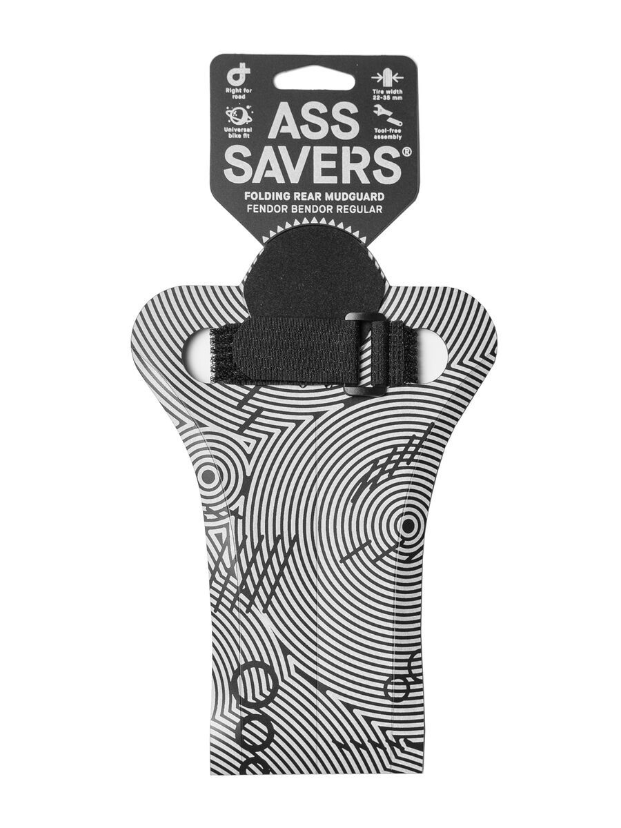 Ass Savers Fendor Bendor Regular x Bicyclecrumbs, reflective - Bild 2