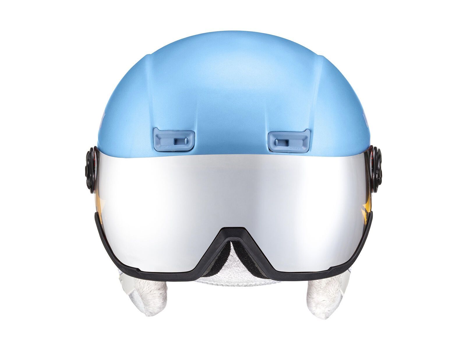 uvex hlmt 400 visor style, cloudy blue mat - Bild 2