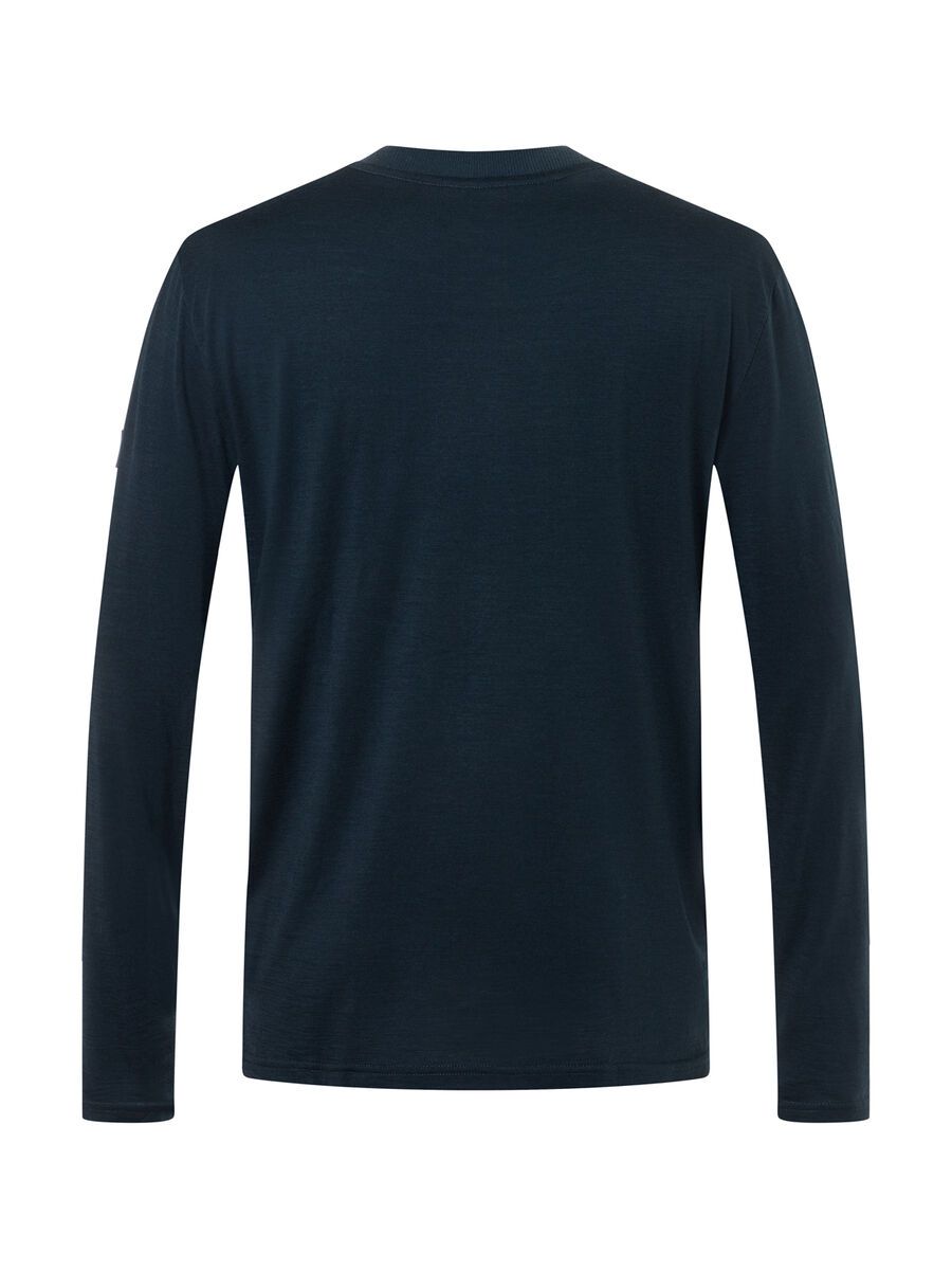 super.natural Casual Rib Bio J LS Herren, blueberry - Bild 2