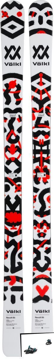 Set: Völkl Revolt 86 2019 + Marker Alpinist 9 black/turquoise - Bild 1