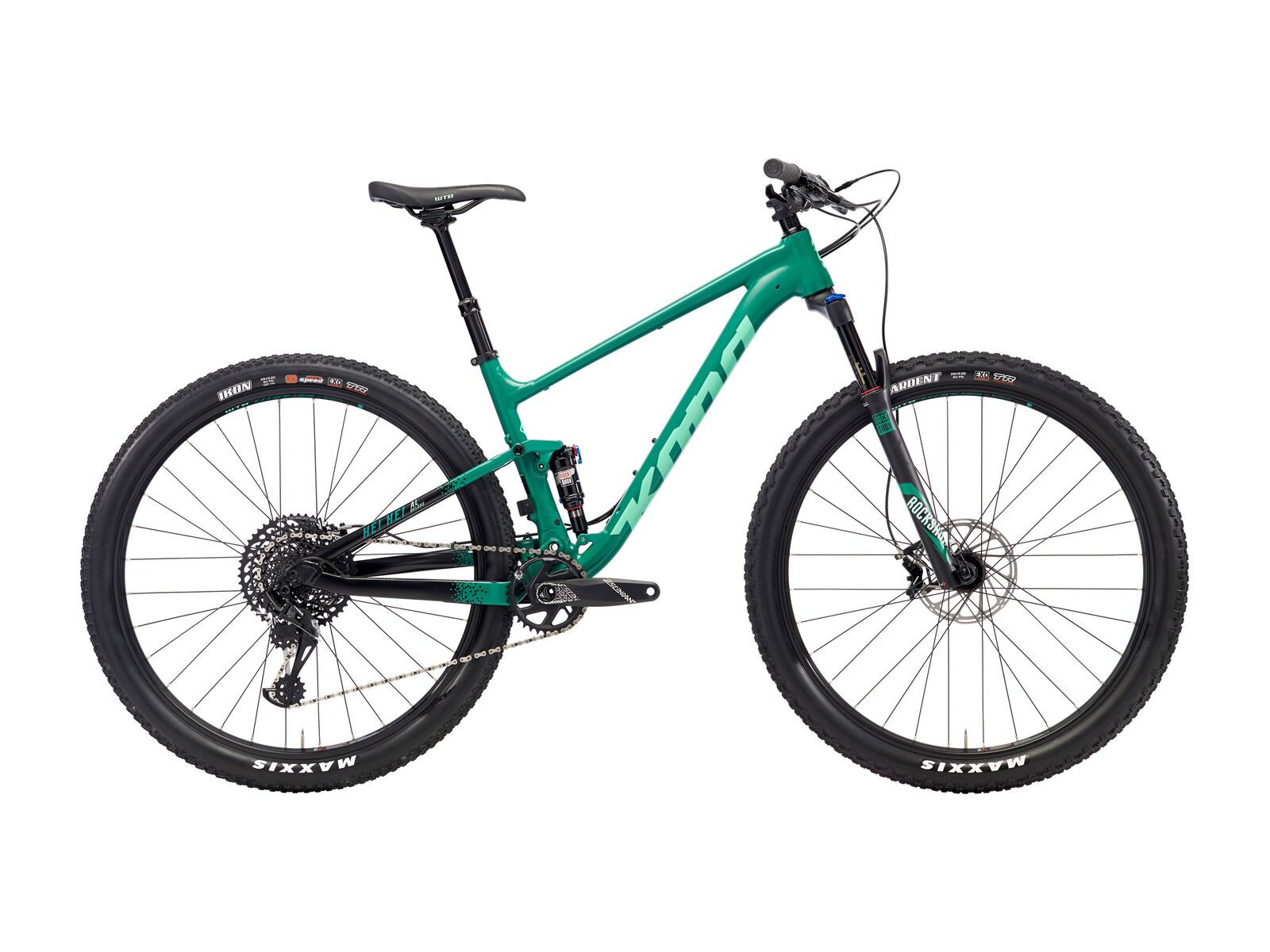 Kona Hei Hei AL/DL, matt green & black w/ black & green decals - Bild 1