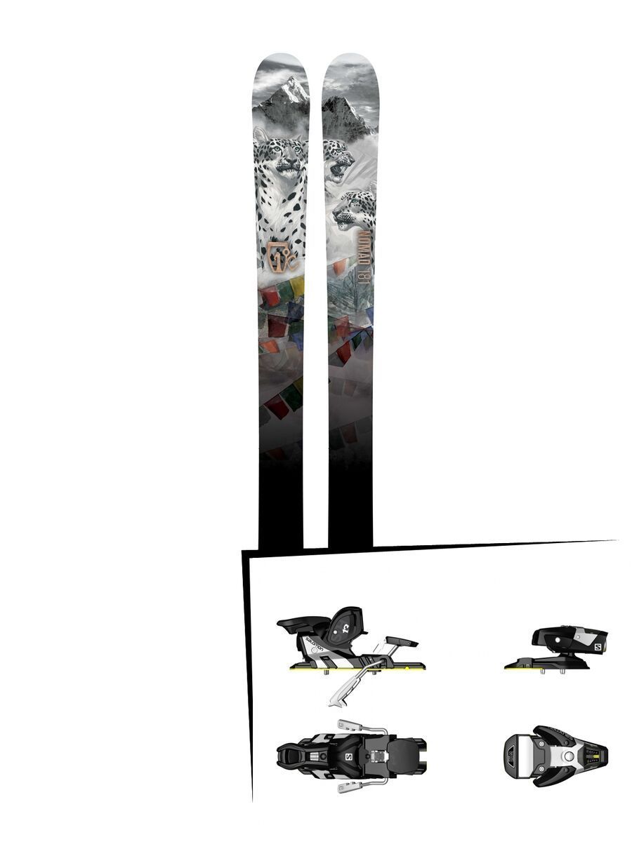 Set: Icelantic Nomad 2016 + Salomon STH2 WTR 13 (1456104) - Bild 1
