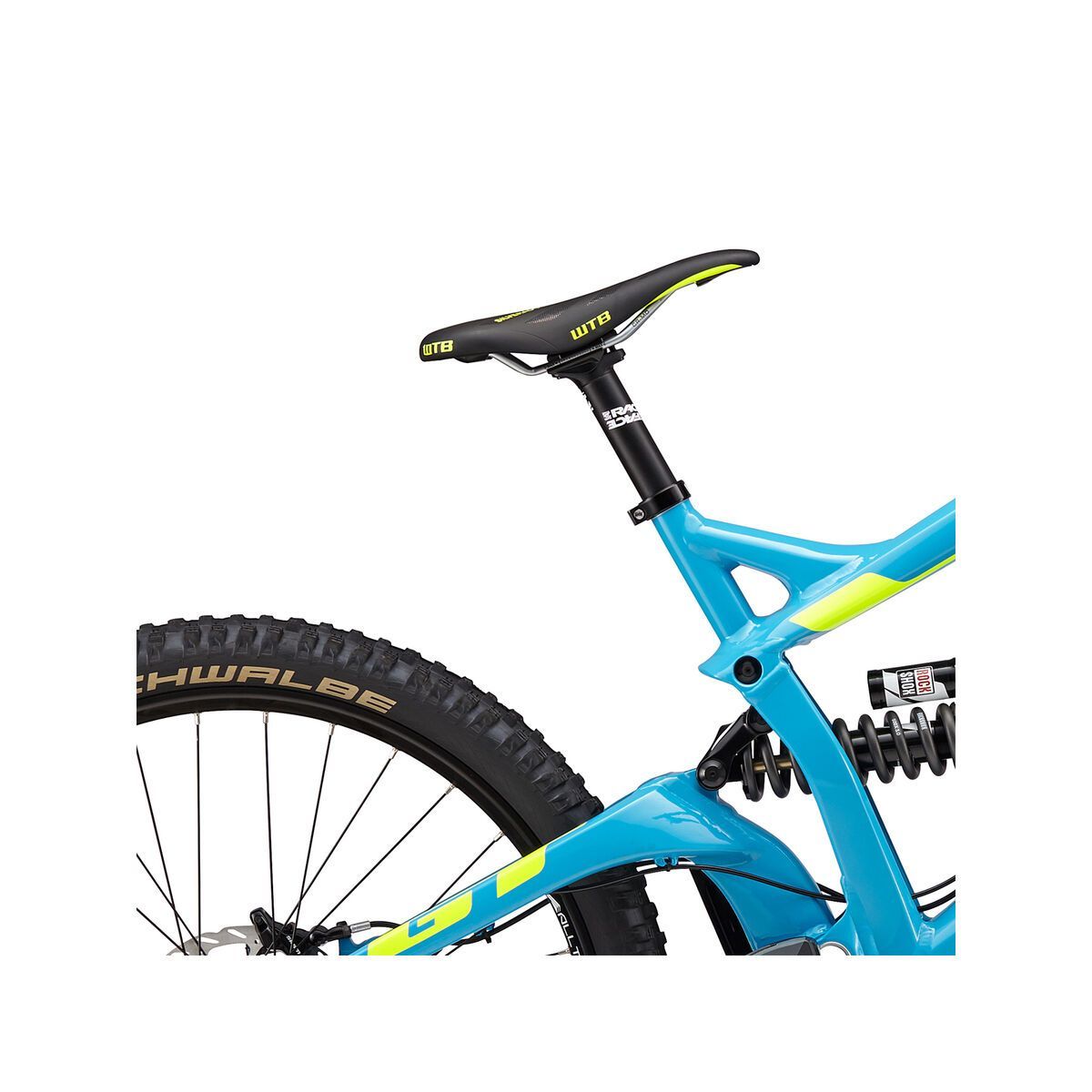 GT Fury Pro SRAM, process cyan & neon yellow - Bild 5