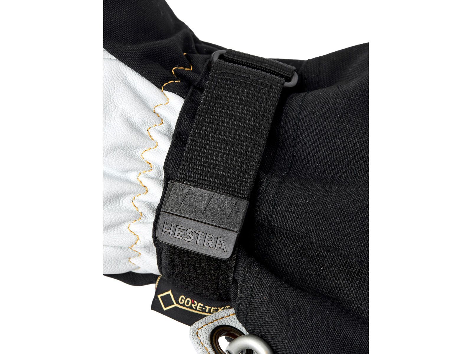 Hestra Army Leather Gore-Tex 5 Finger, black/natural grey - Bild 6