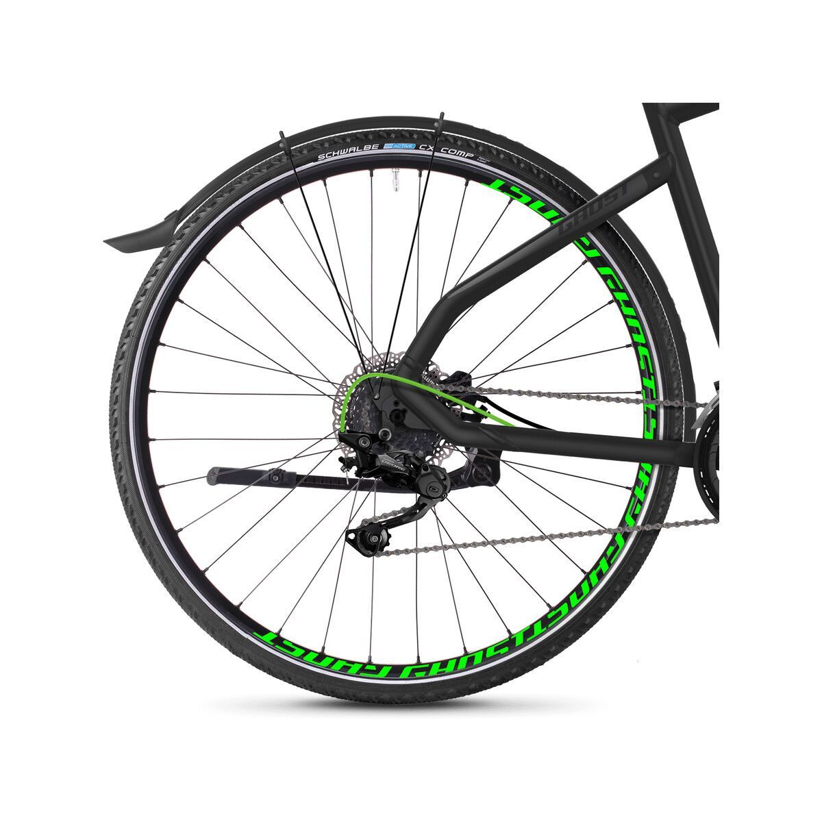 Ghost Square Cross X 5.8 AL, titanium gray/micro chip gray/neon green - Bild 4