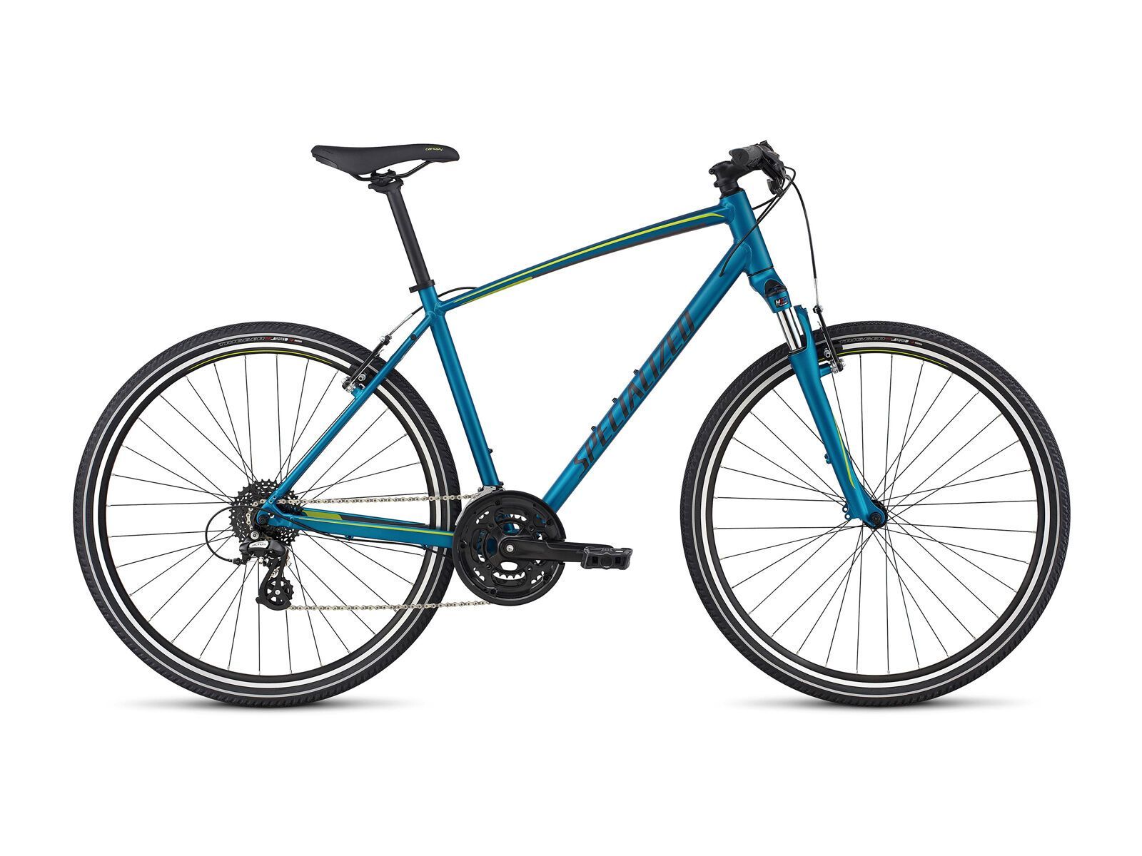 Specialized Crosstrail, marine blue/nearly black/hyper green reflective - Bild 1