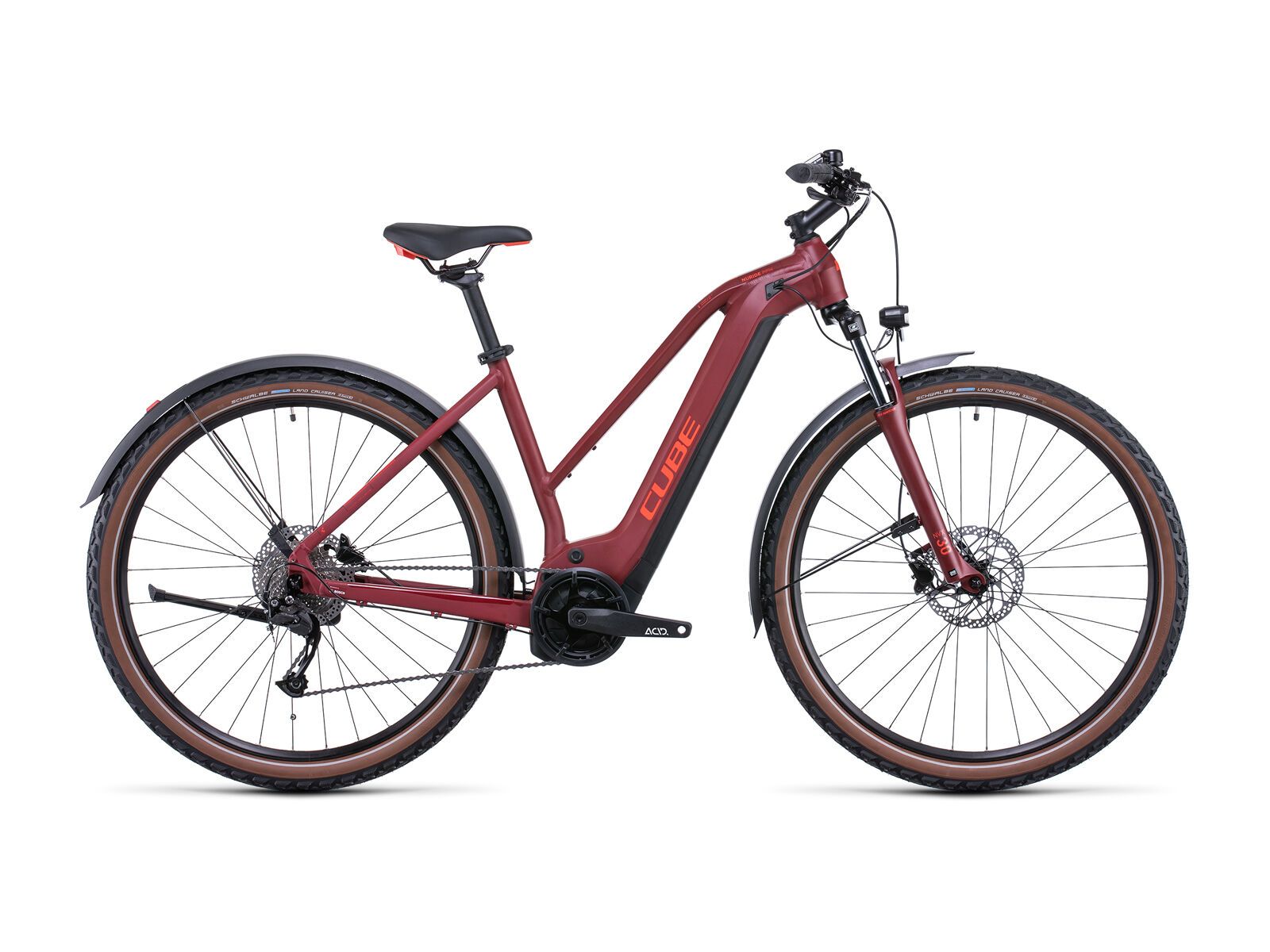 Cube Nuride Hybrid Performance Allroad 500 Trapeze, darkred´n´red - Bild 1