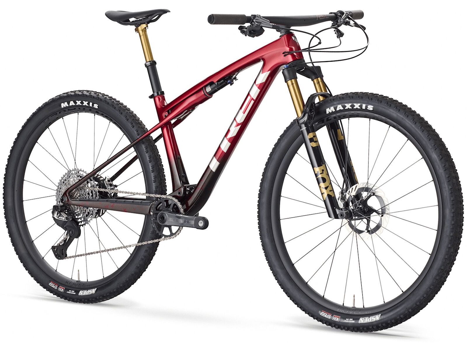 Trek Supercaliber SLR 9.9 XTR Di2 Gen 2, red smoke/drizzle - Bild 2