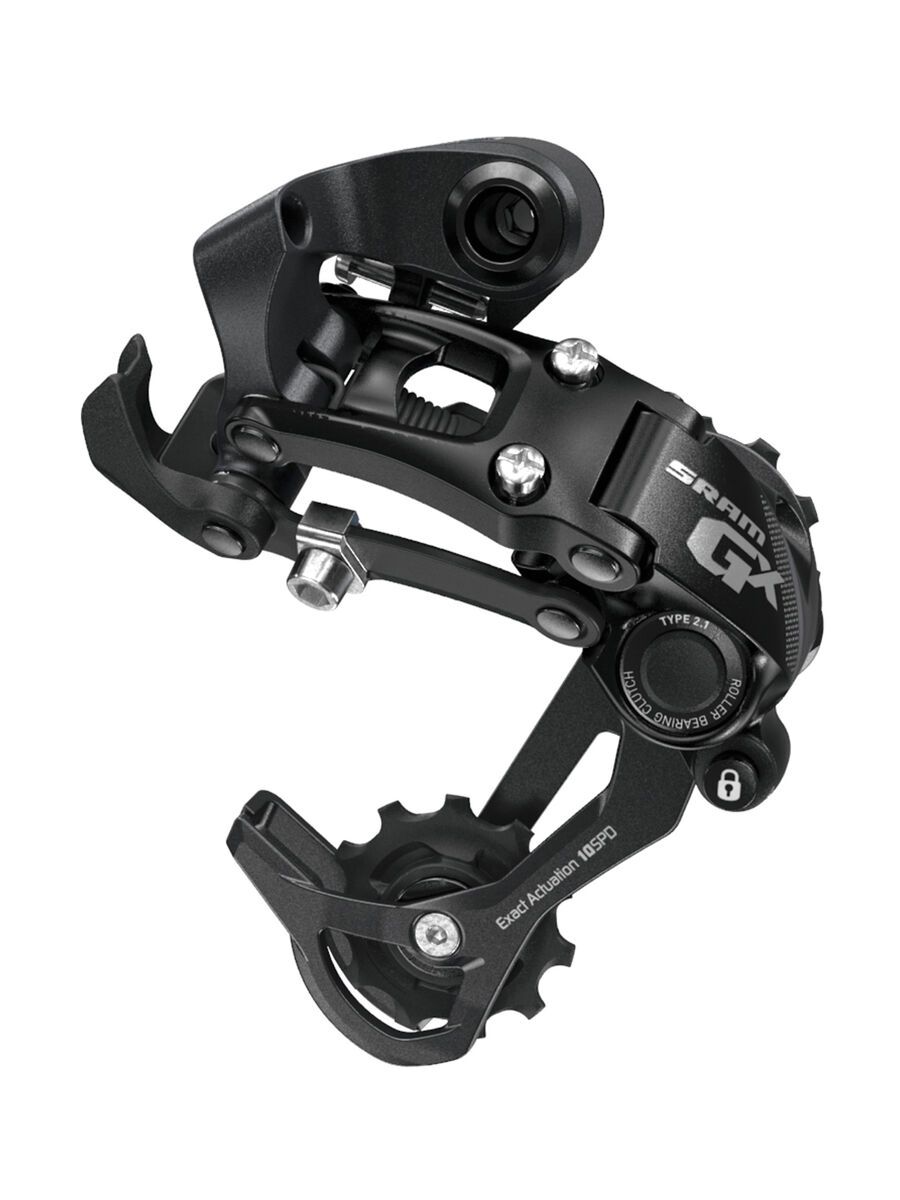 SRAM GX 2x10 Schaltwerk Type 2.1 - kurzer Käfig, schwarz - Bild 1