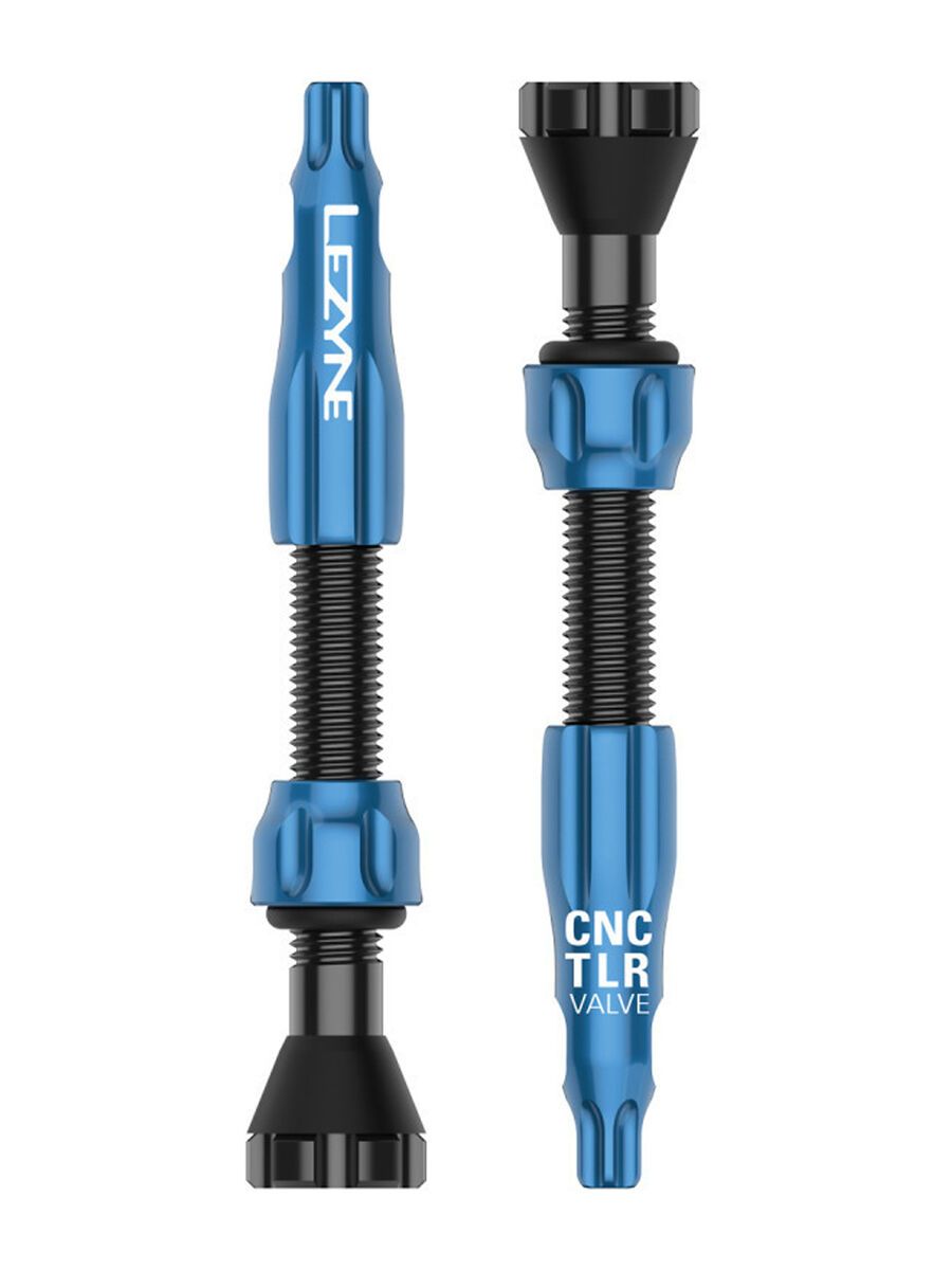 Lezyne CNC TLR Valves - 44 mm, blue - Bild 1