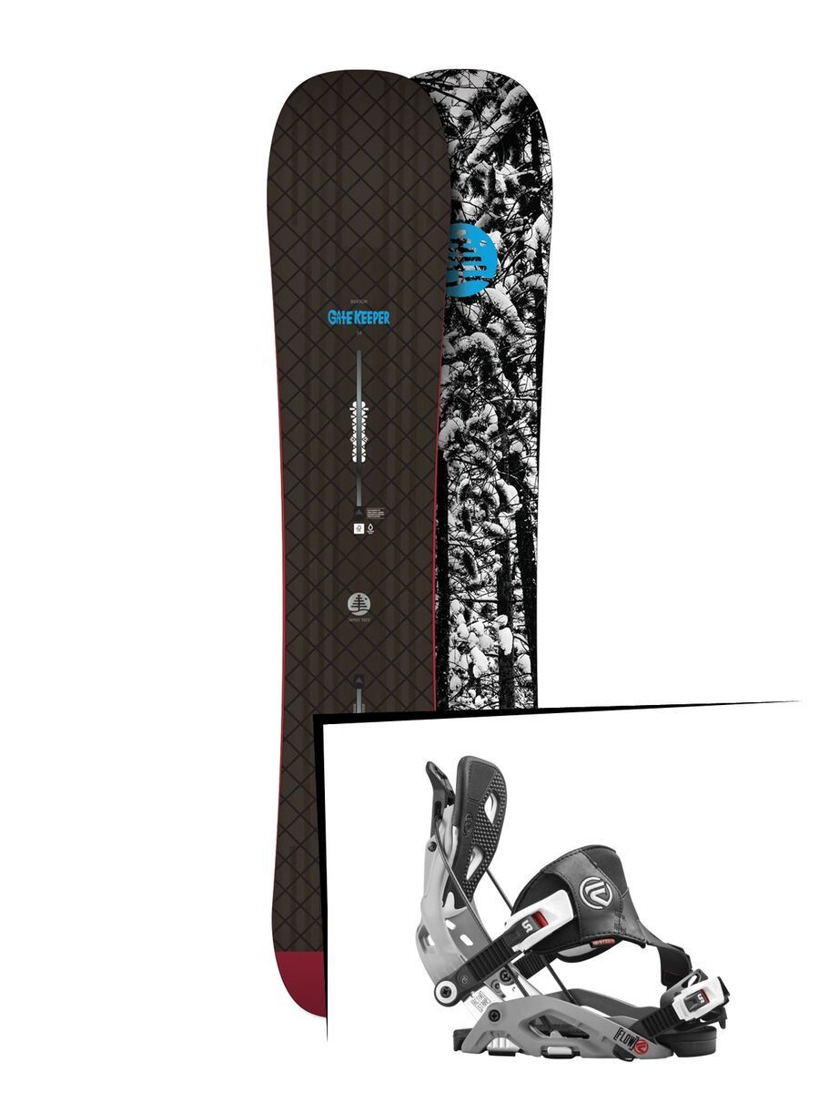 Set: Burton Gate Keeper 2017 + Flow Fuse Hybrid (1513151S) - Bild 1