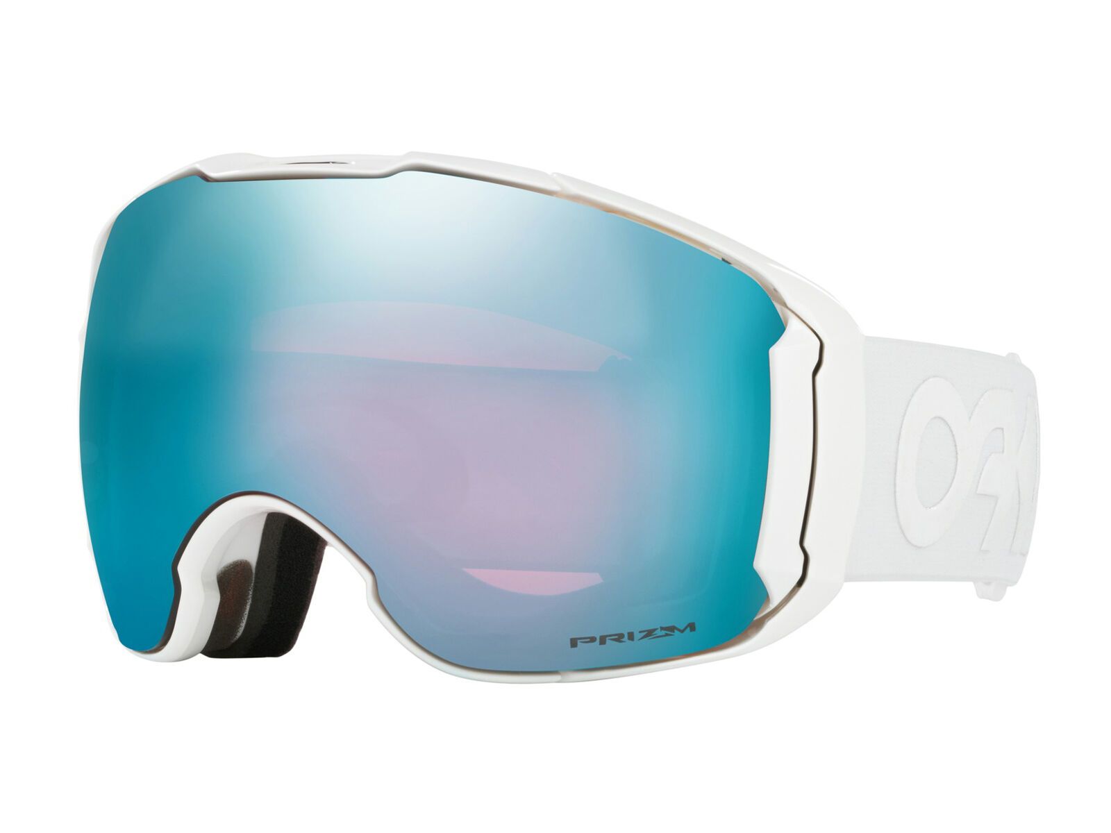 *** 2. Wahl *** Oakley Airbrake XL inkl. Wechselscheibe, white/Lens: prizm sapphire iridium - Skibrille | - Bild 1