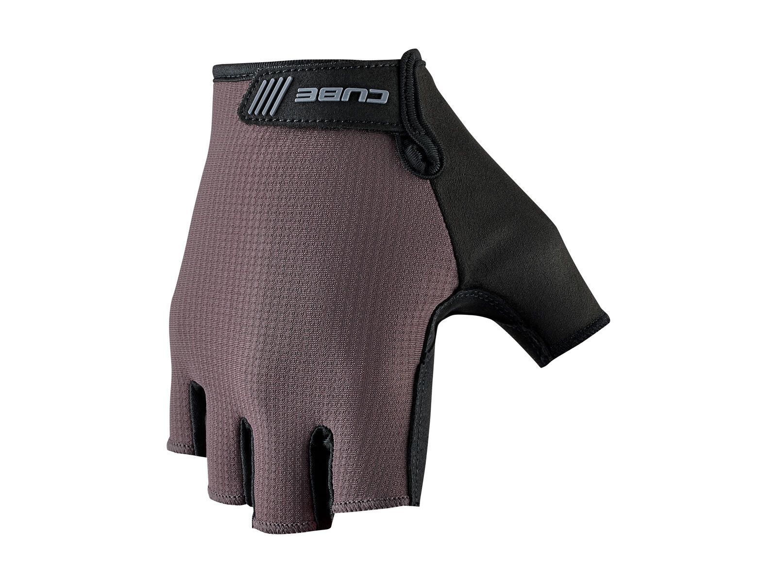 Cube Handschuhe NF Ergonomics Gel Kurzfinger, burgundy - Bild 1