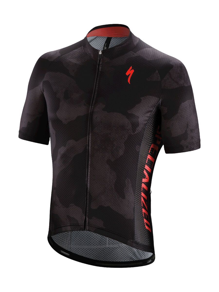 Specialized RBX Comp Logo Camo Jersey SS, charcoal grey/rocket red - Bild 1