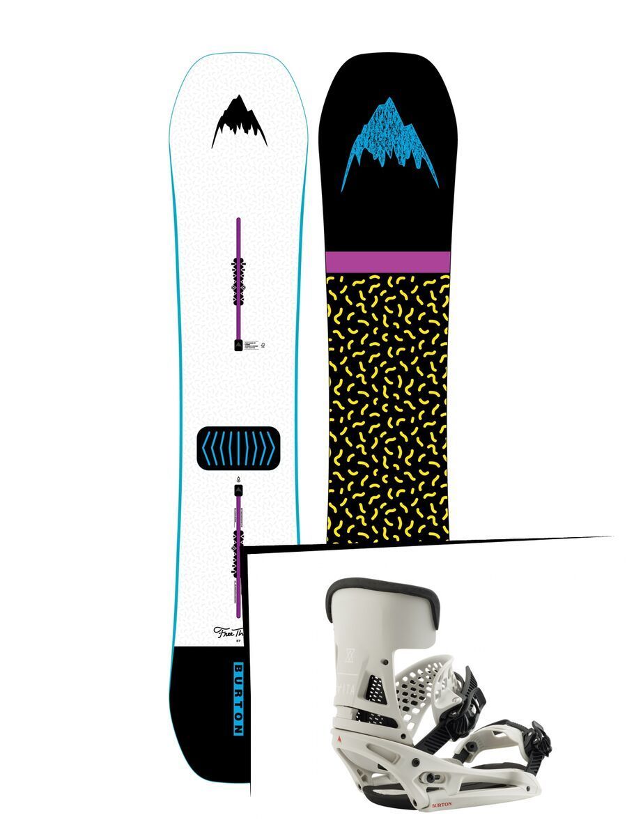 Set: Burton Free Thinker 2019 + Burton Malavita EST vape cloud - Bild 1