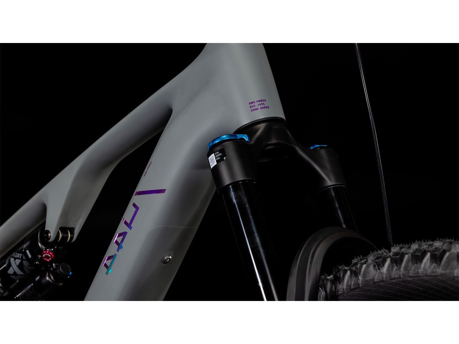 Cube AMS Hybrid One44 C:68X TM 400X 29, swampgrey´n´purplereflex - Bild 8