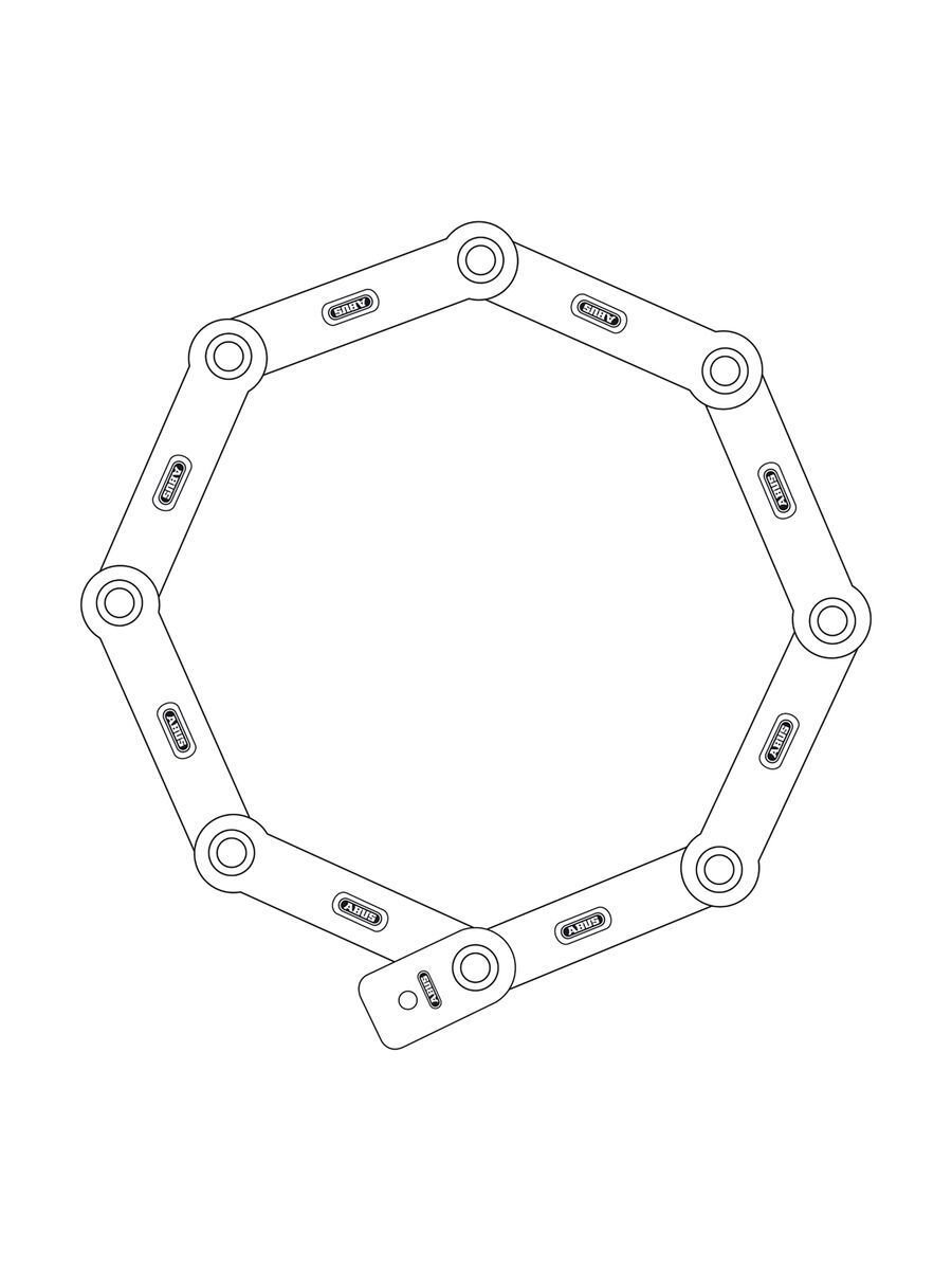 Abus Bordo Big 6000 inkl. Tasche, black - Bild 3